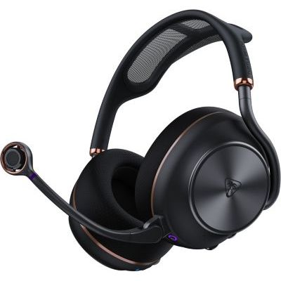 Turtle Beach Stealth Pro II Noir Casque Gaming sans Fil pour PC, PS5 & PS4 avec Audio sans Fil Hi-Res certifié, Son Spatial Dolby Atmos, Isolation Acoustique Active et CrossPlay 2.0