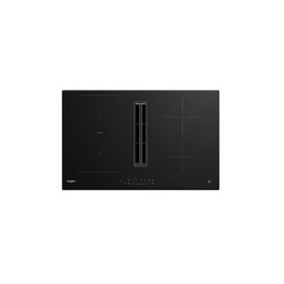 Plaque induction avec hotte intégrée Whirlpool WVHS80FFB Noir