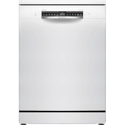 Lave-vaisselle pose libre BOSCH SMS4EMW01F SER4 - 14 couverts - Induction - L60cm - 42 dB - tiroir à couverts - Blanc