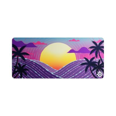 SteelSeries QCK Cloth XXL Gaming Mauspad – Neon Sunset Limitierte Edition