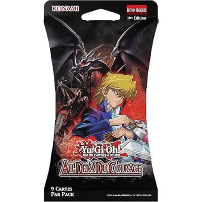Yu-Gi-Oh! Booster Au-delà du Courage - Jeu de cartes à jouer - 9 cartes - À partir de 6 ans - 1ère édition française