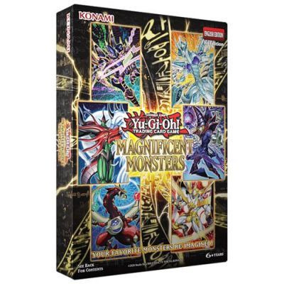 Yu-Gi-Oh! Pack 3 boosters Tuckbox Les Monstres Fantastiques - 5 cartes par booster - Cartes Grand Master Rare (numérotées 001-100) - Édition française