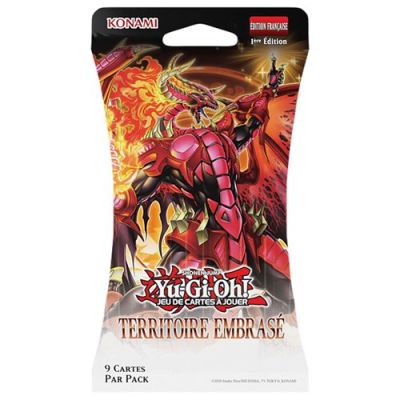 Yu-Gi-Oh! Booster Territoire Embrasé - Jeu de cartes à jouer - 9 cartes - À partir de 6 ans - Édition française