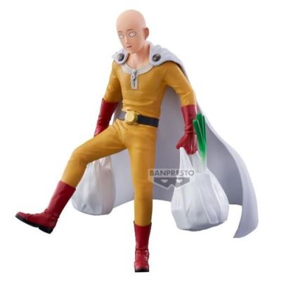 Banpresto Saitama One Figurine d'action Punch Man One Punch Life 20 cm BP29877P Multicolore Figurine à Collectionner Idéal pour Les Fans d'Anime