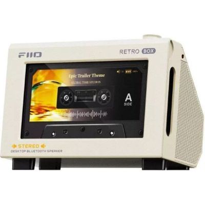 Enceintes Bluetooth portables FiiO Retro Box Blanc