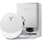 image produit ECOVACS T90 Pro Omni Robot Aspirateur Laveur 30000Pa Blast PowerBoost | OZMO Roller 3.0, TruEdge 3.0, TruePass 4WD, AIVI 3D 4.0, Triple Lift, Fresh-Flow, Agent YIKO, station auto-remplissage, Blanc