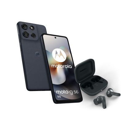Pack smartphone Moto g56 256 Go Noir + écouteur buds bass MOTOROLA