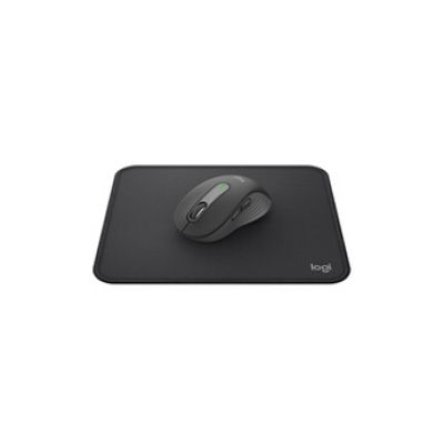 Ensemble sans fil Signature M650 Graphite + Tapis de souris Logitech Noir