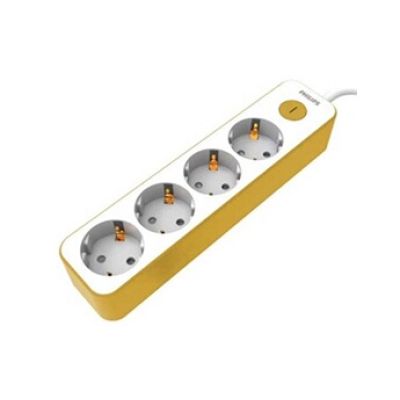 Multiprise Philips 4 prises 1,5 m Jaune