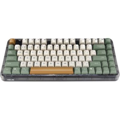 Asus - Clavier Sans Fil  Jelly75 Kd201 Orange Meadow