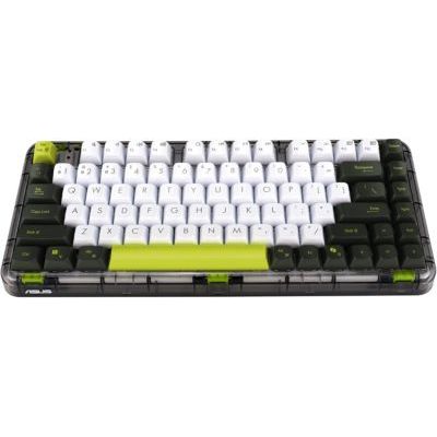 Asus - Clavier Sans Fil  Jelly75 Kd201 Vert Electrique
