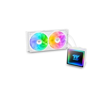 TH240 V3 ARGB | All-in-One Water Cooling | Infinity Mirror Design Water Block | Rotatable Pump Head | Single Frame Fan | Snow