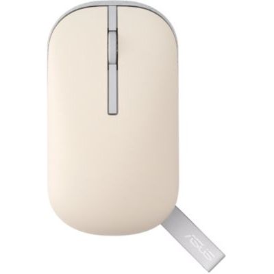 Asus - Souris Sans Fil  Marshmallow Md100 Beige Et Vert Clair