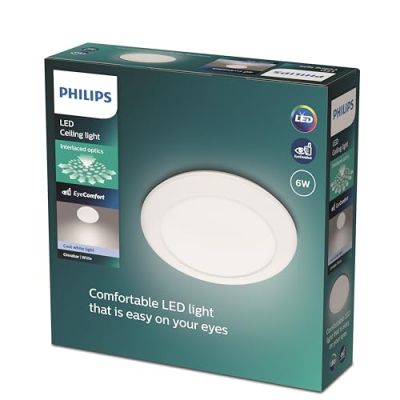 Suspension Philips Cinnabar Ø 25 cm Blanc Plastique 6 W (4000 K)