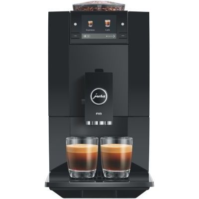 Jura - Expresso Broyeur  A8 Piano Black (Ea) - Format Ultra-Compact 19 Cm, 18 Spécialités, Écran 2,8"