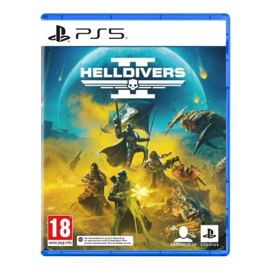 Sony, Helldivers II pour PlayStation 5, Jeu de Tir Coopératif en Ligne, Avec Retour Haptique, Édition Standard, Version Physique avec CD, En Français, 1 à 4 Joueurs, PEGI 18