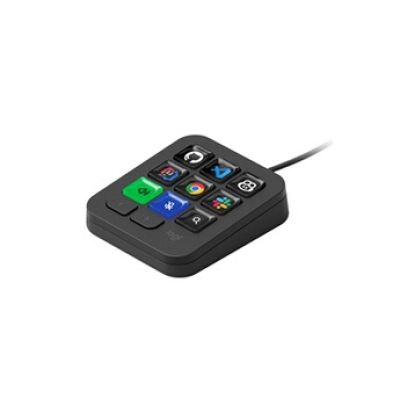 Logitech MX Keypad, pavé macro programmable, IntelliJ - Graphite | Für Entwickler 9 LCD-Tasten, app-spezifische Profile für VS Code, GitHub Copilot, Automatisierung, USB-C, Windows, macOS