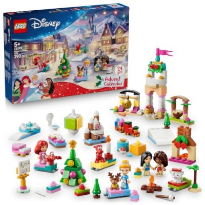 LEGO Disney Princess Le Calendrier de l’Avent 2026 43298 | Jouets pour fille dès 5 ans, compte à rebours de Noël, 24 surprises avec animaux & plateau de jeu, cadeau de Noël, 290 pièces