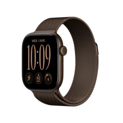 Apple Watch Series 12 GPS + Cellular, Boîtier Aluminium Bronze Sombre 42mm