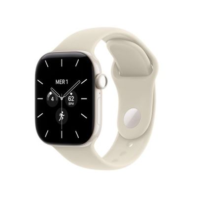 Apple Watch Series 12 GPS + Cellular, Boîtier céramique Blanc nacré de 46mm
