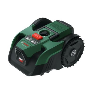 Bosch Tondeuse Robot sans-Fil VISIMOW18V-200 sans Batt./Chargeur | pour pelouses jusqu’à 200 m², largeur de coupe: 18 cm, hauteur de coupe: 20-60 mm