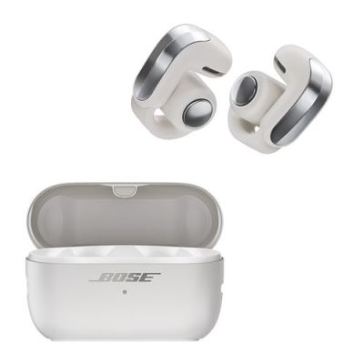 Bose Écouteurs oreilles libres Ultra (2e génération) - Oreilles libres, clips, sans fil, Bluetooth, son immersif, recharge sans fil, jusqu’à 28 h de son, pour voyager, étudier, travailler, Blanc nuage