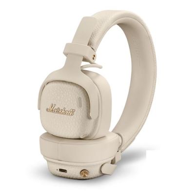 Casque audio sans fil Bluetooth Marshall Milton ANC à réduction de bruit Beige
