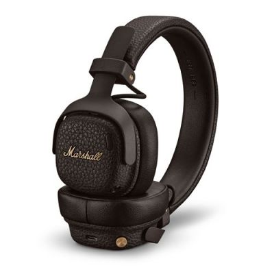 Casque audio sans fil Bluetooth Marshall Milton ANC à réduction de bruit Marron