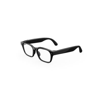 Meta Adventurer Noir classique | Lunettes IA pour femme et pour homme — Meta AI, Caméra 12 Mpx, Traduction simultanée — Résolution 3K HD — 8+ heures d’autonomie — Verres transparents
