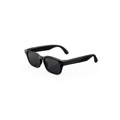 Meta Adventurer Noir classique | Lunettes IA pour femme et pour homme — Meta AI, Caméra 12 Mpx, Traduction simultanée — Résolution 3K HD — 8+ heures d’autonomie — Verres gris polarisés