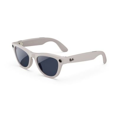 Lunettes connectées Meta Ray-Ban Skyler (Gen 1) Gris poudré brillant taille standard