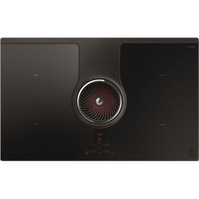 Table induction ELICA PRF0120978A  NikolaTesla BL/F/83 - 4 foyers - Commandes tactiles - Extraction intégrée - Noir brillant
