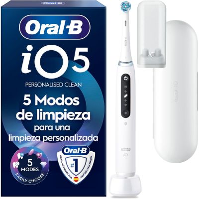 Brosses à dents Electrique ORAL-B iO5n Quite blanc + Travel case