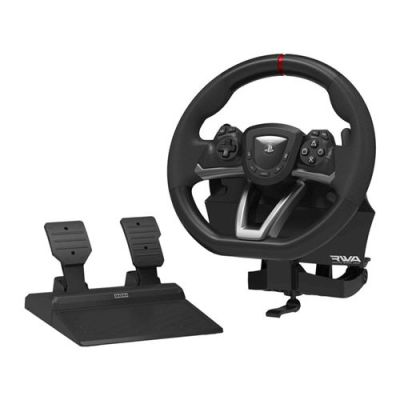 Volant de course - Racing Wheel Apex - HORI - PC PS4 et PS5 - Pédales incluses - Filaire