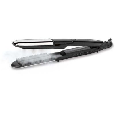 BaByliss - ST496E - Lisseur vapeur Steam Shine avec plaques XL en tourmaline-céramique pour un lissage rapide sans effort - Fonction ionique anti-frizz pour des cheveux brillants, soyeux et protégés.