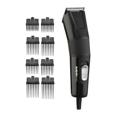 Tondeuse cheveux - BaByliss E756E - Lames XL 45 mm en acier inoxydable - 8 guides de coupe