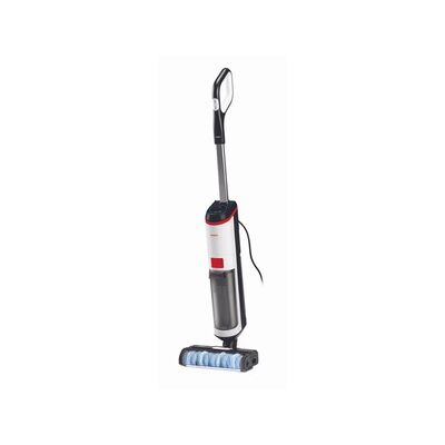 POLTI RollySteam WD10 - Aspirateur Balai Laveur avec Fonction Vapeur - Autonomie illimitée (filaire) - Rayon daction jusquà 6 m