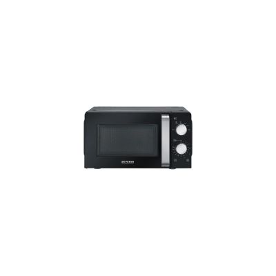 SEVERIN Four à micro-ondes 17 L, Four micro-onde 700 W pour décongeler, chauffer et réchauffer, Micro-onde avec 6 niveaux de puissance, Minuteur 30 min, Plateau tournant (Ø 24,5 cm), Noir, MW 7886