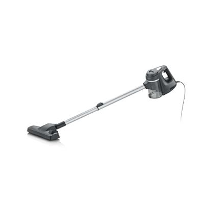 Severin Aspirateur Balai avec Fil - 600W - Tube télescopique - Réservoir 500ml sans Sac - Compact et léger - Câble 6 mètres - 4 Embouts - Noir, CY 7080