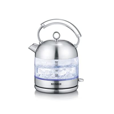 SEVERIN Bouilloire WK3459, Verre/Inox