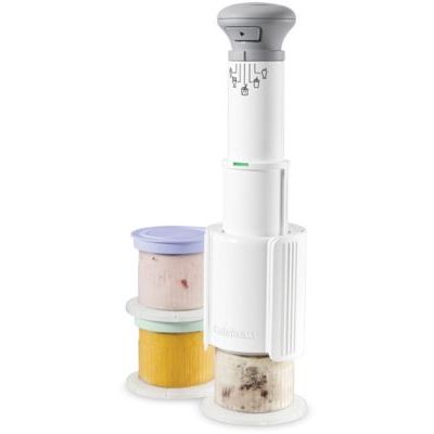 Cuisinart Freeze Wand® Sorbetière | Inclus : 3 pots à dessert de 240 ml | 5 programmes : Glace, Sorbet, Milkshake, Granité, Mélanges | riche en protéines, sans produits laitiers, végan