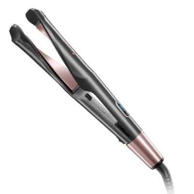 Remington Lisseur Cheveux [2en1: lisse & boucle] Curl&Straight Confidence (Plaques twistées Céramique Tourmaline, Ecran LCD, 5 réglages de température 150-230°C, mémoire, pochette) Fer à lisser S6606
