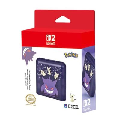 HORI Boîtier de 24 jeux (Ectoplasma & Mimiqui) pour Nintendo Switch 2 – Sous licences officielles Nintendo et The Pokémon Company International