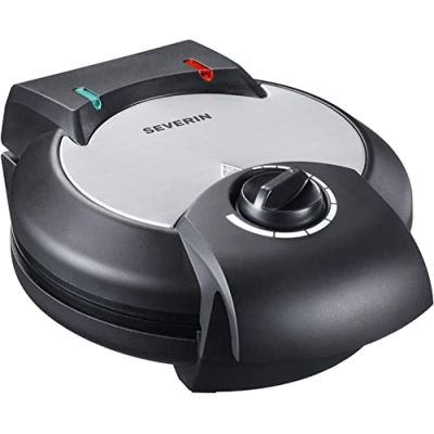 Severin Severin WA 2103 gauffrier, Acier inoxydable, Noir, 1 pièce