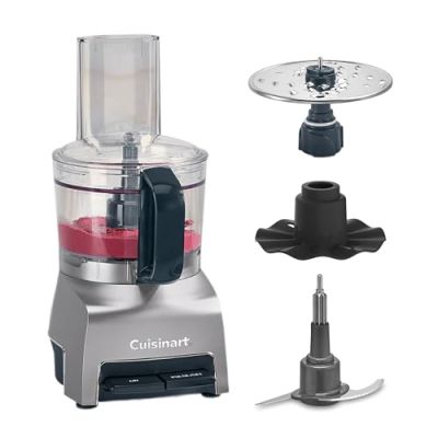 Cuisinart FlexPrep® 1,1L | Hacher, râper, purée, fouetter | Lame inox, disque réversible, fouet | BladeLock™ | Une touche + impulsion | Sans BPA