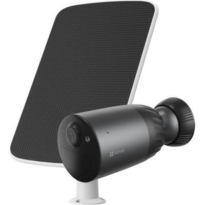 Kit caméra solaire - EZVIZ - BC1c 4K avec Panneau solaire - Détection IA - Vision nocturne couleur - Batterie 10400mAh