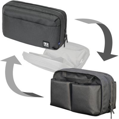 Pochette de voyage résersible de protection - HORI - Nintendo Switch 2 - Rangement accessoires et jeux - Noir