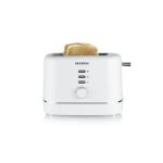 image produit SEVERIN Grille-pain automatique 850 W, Toaster compact 2 fentes jusqu'à 2 tranches, Grille-pain électrique avec réglage du degré de brunissage & fonction décongélation, Blanc, KA 4324 - livrable en France