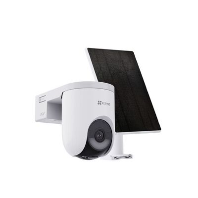 Pack connectée HB8 Lite extérieure Blanc + panneau solaire 5W