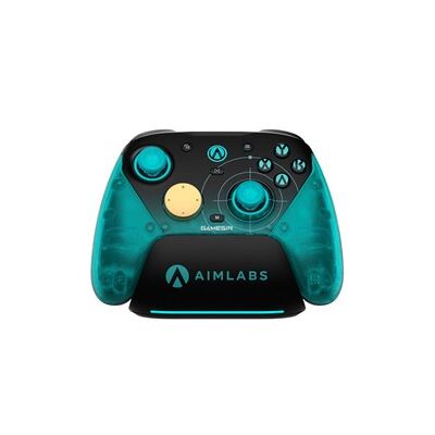 gaming sans fil et filaire G7 Pro 8K Noir et Bleu Edition Aimlabs pour PC